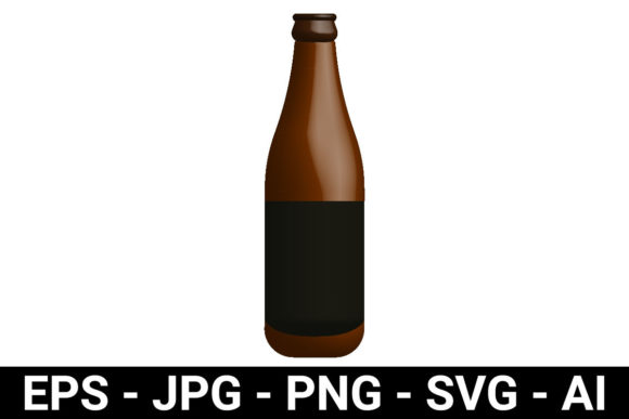 Beer Bottle 3D Mockup for Product Design