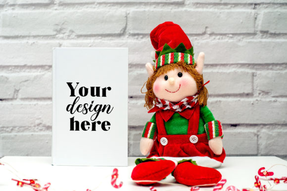 Book Cover Mockup. Elf Mockup 68. Graphics & Book Amp