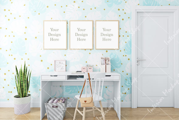 Frame Mockup, Kids Room Mockup - 250
