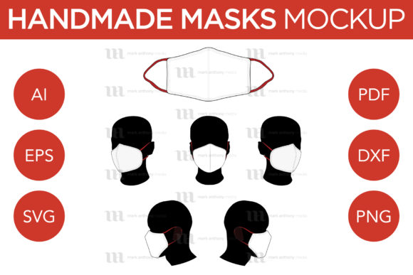 Handmade Mask - Vector Mockup Template