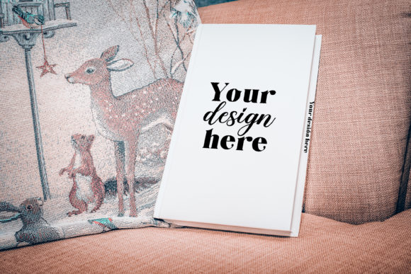 Hardcover Book Mockup 5. Nursery Book 5