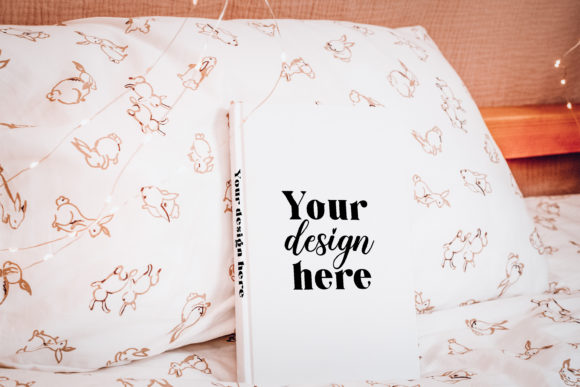 Hardcover Book Mockup. Nursery Book 4