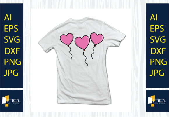 Love Sublimation Heart Graphics for Crafts