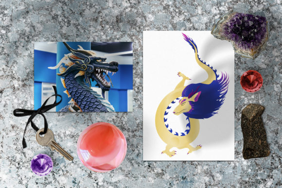 Mystic Esoteric Stationery Cards Mockup: Graphics and Stationery Mockups