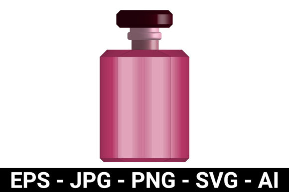 Parfume Bottle 3D Mockup Product