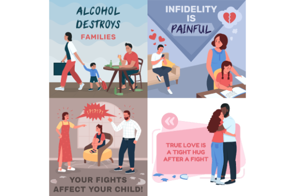 Problem in Marriage Mockup Graphics