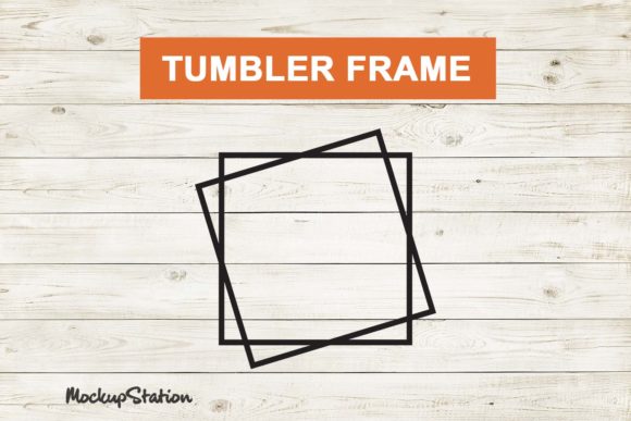 Tumbler Frame Template: Graphics and Crafts Made Simple