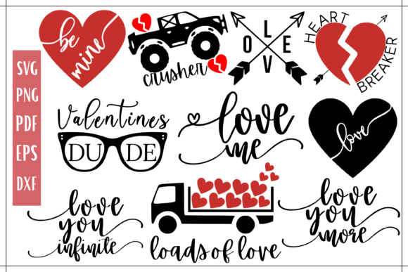 Valentines Day SVG Bundle - Graphics & Crafts