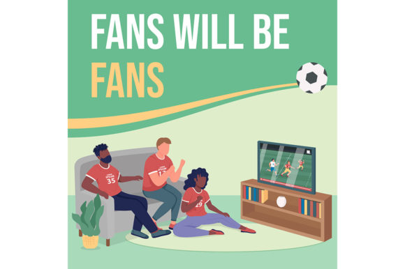 Watch Sports Game Post Mockup: Graphic Templates for Digital Sellers
